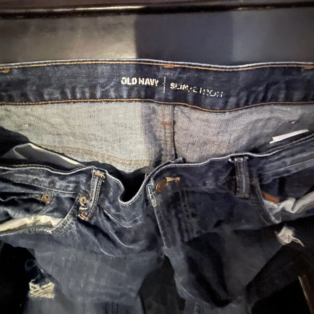Men's Old Navy Slim Distressed Jeans 42 x 30
